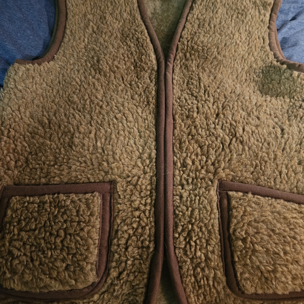 Cozy Brown Fleece Vest for Women